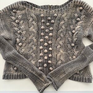 TEXTILE by Elizabeth and James Pom Pom Knit XS